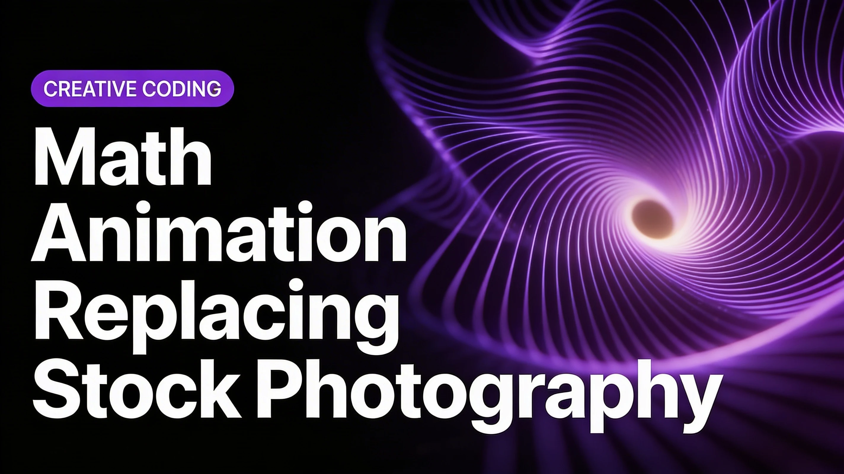 Math Animation vs Stock Photography