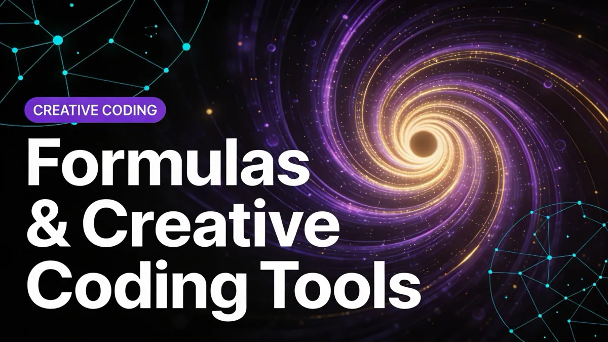 Math Formulas & Creative Coding Tools