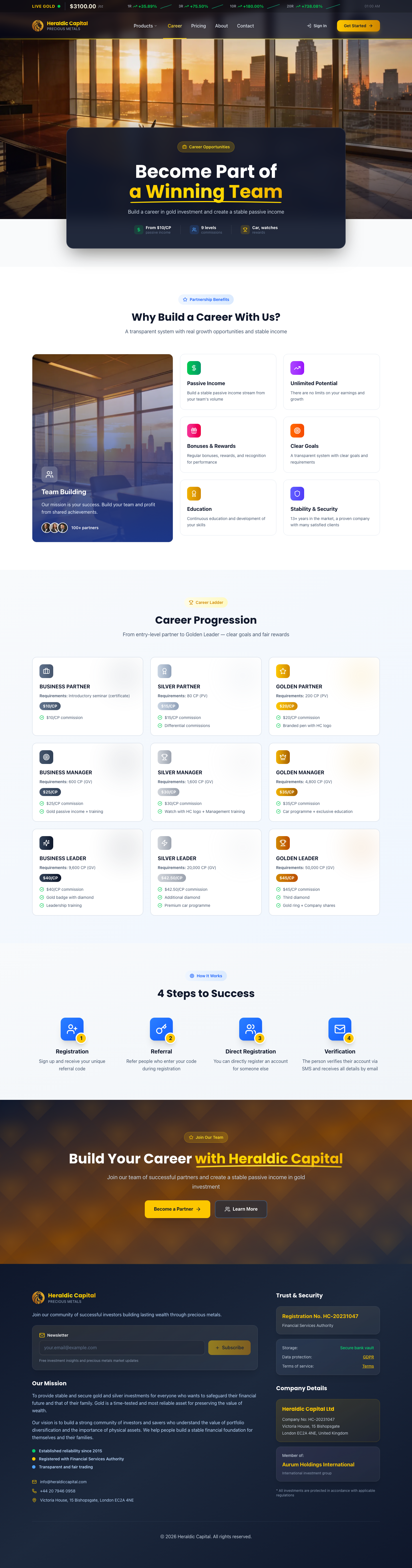 Heraldic Capital — Career Program