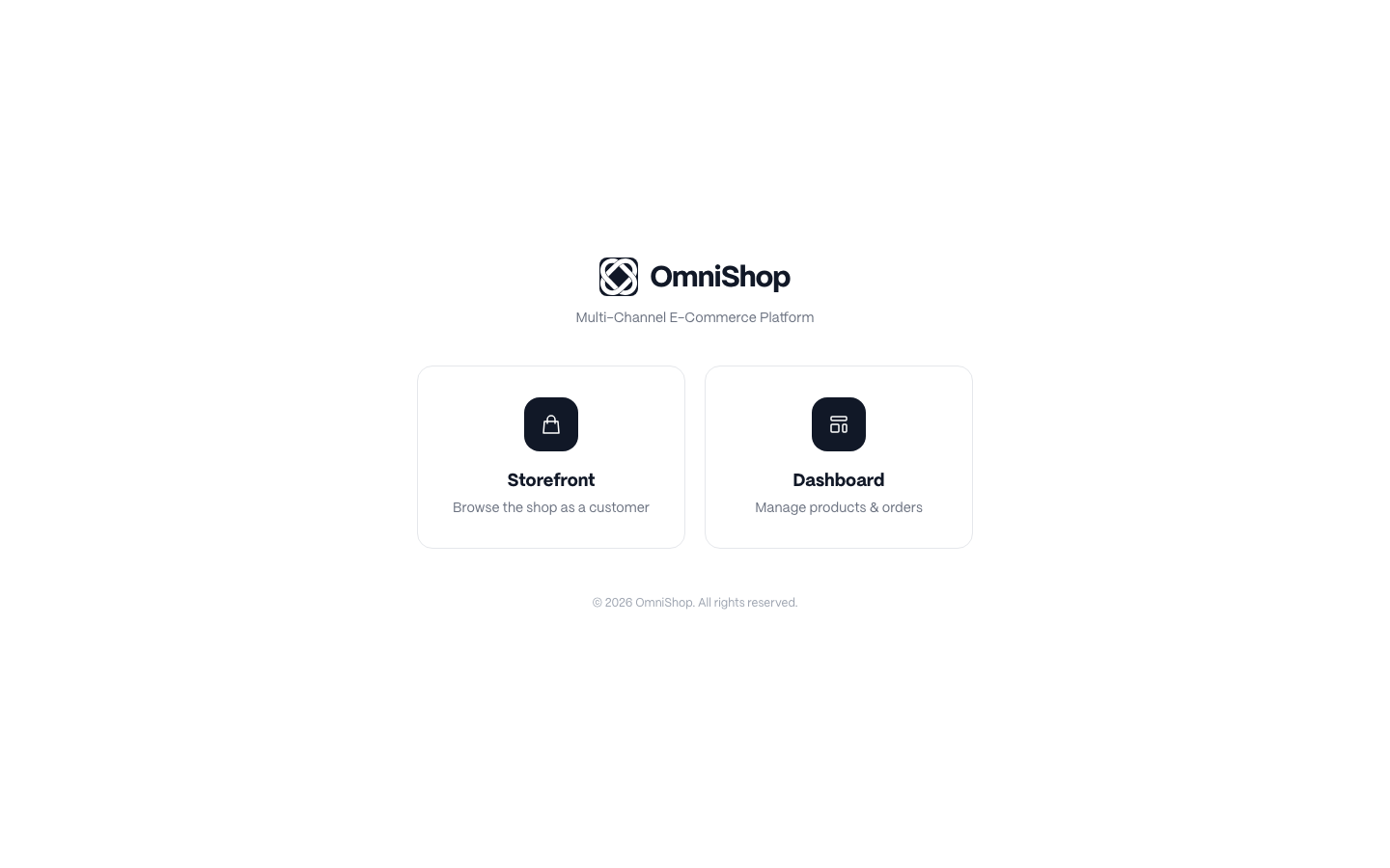 OmniShop — Portal Entry