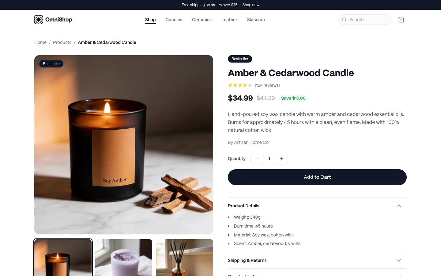 OmniShop — Product Detail