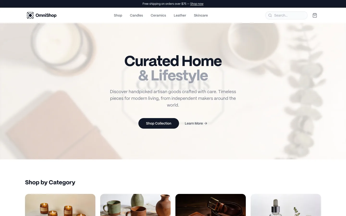 OmniShop — Storefront