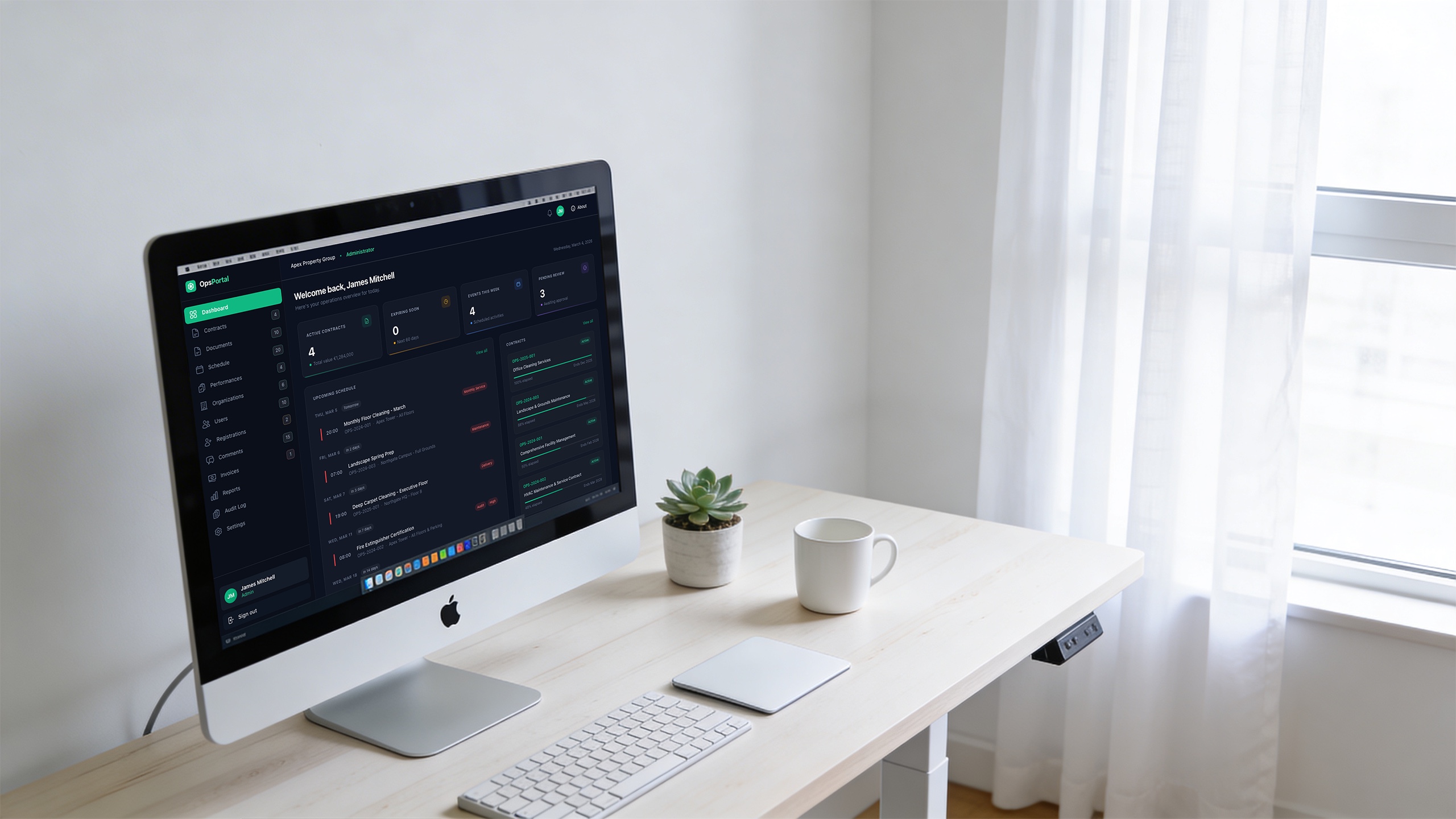 OpsPortal — Platform Mockup